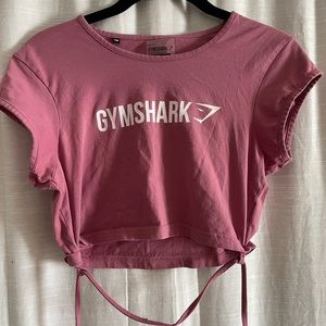 Gymshark pink cropped top